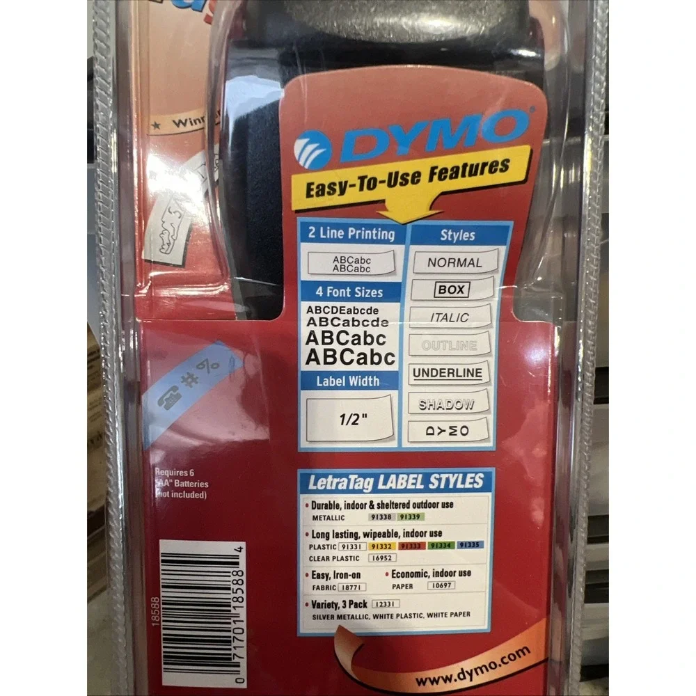 DYMO Letratag Personal Lablemaker 18588 New Sealed Portable Handheld